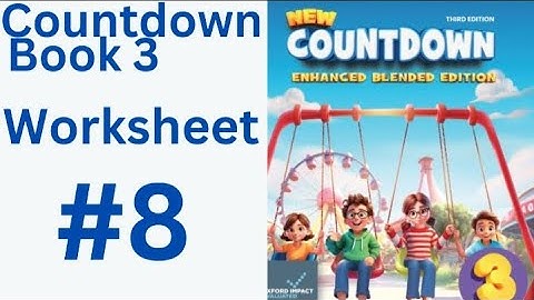 worksheet class 3| Worksheet 8|countdown book 3 Worksheet 8| Fraction worksheet class 3@ytacademy198
