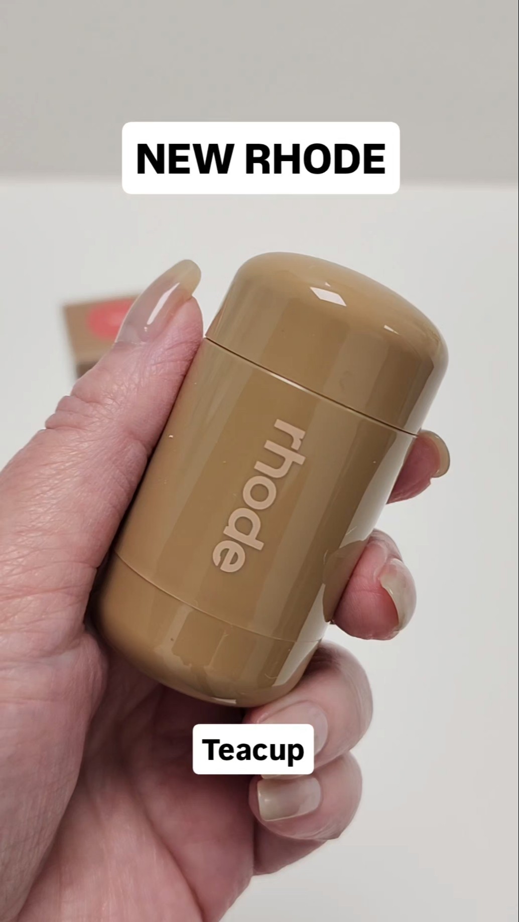 SWATCHES! The NEW Rhode Pocket Blush in Teacup - YouTube
