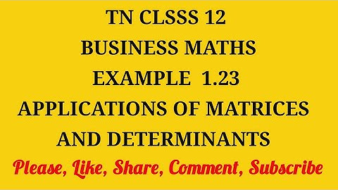 TN 12 business maths chapter 1 example 1.23