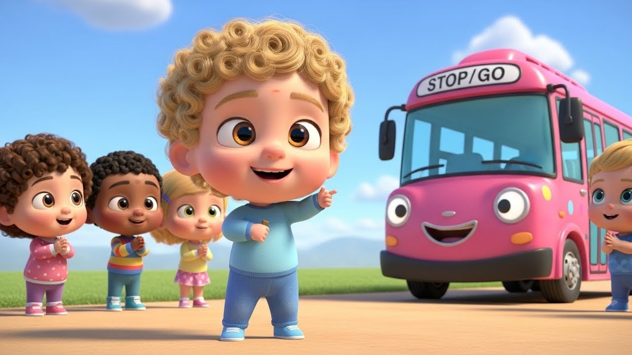 Beep Beep Bus Day 🚌🎶🎉 Fun Vehicle Song for Kids | Playtime & Learning Adventure