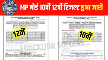 MP Board 10th 12th Result Live Checking 2024 | MP Board Kaise Check Kare 2024 | MP Board 10th 12t