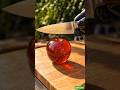 “This glass apple cut is unreal 🤯🍏#satisfying #asmr #oddlysatisfying #shorts #cutting