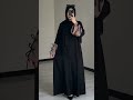 Elegant Black Abaya with Stylish Beige Sleeves | #meeshofinds #meesho