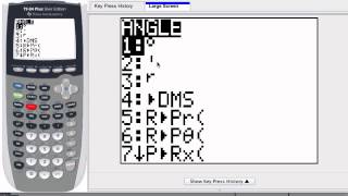Graphing Calculator - Degrees, Minutes, Seconds (DMS)