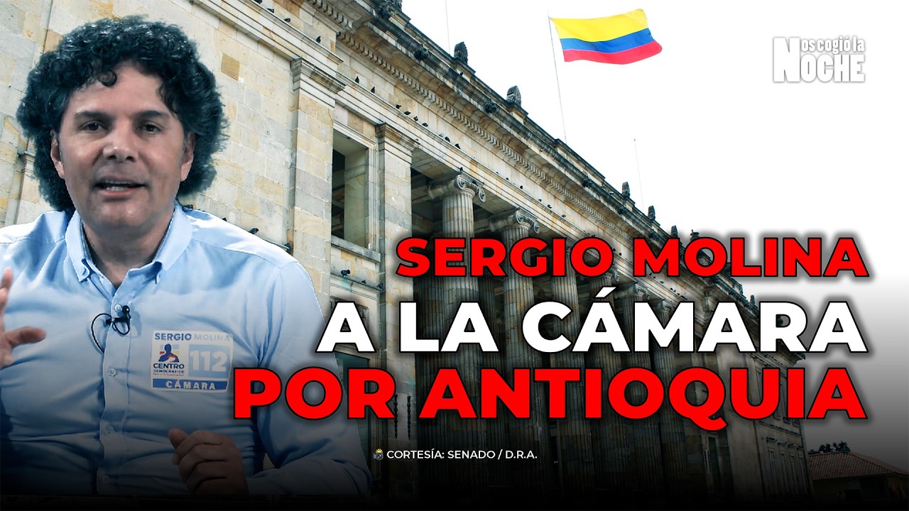 “Hay que recuperar la confianza”: Sergio Molina y su apuesta a la Cámara por Antioquia