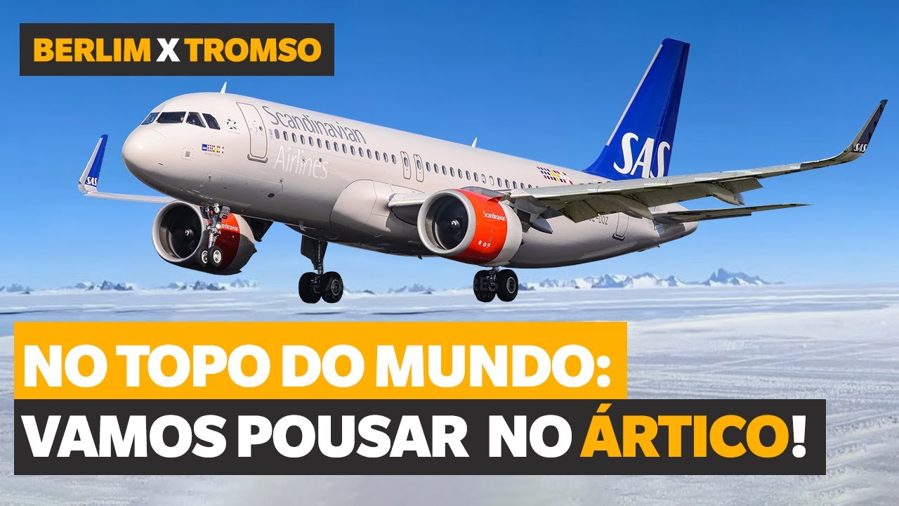 VAMOS VOAR PARA TRONSO, EXTREMO NORTE DA NORUEGA!