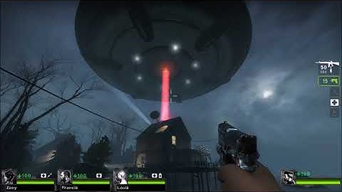 Left 4 Dead 2 - Left 4 Invasion: Outer Space! Secrets and Alternate Endings