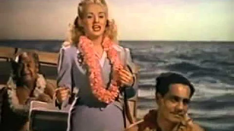 Betty Grable-Sing Me a Song of the Islands With Lyrics