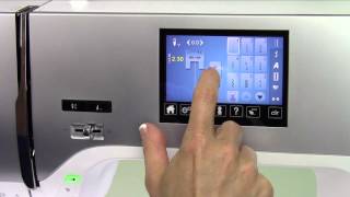 Bernina 710 29 Temporary Altered Stitch Memory