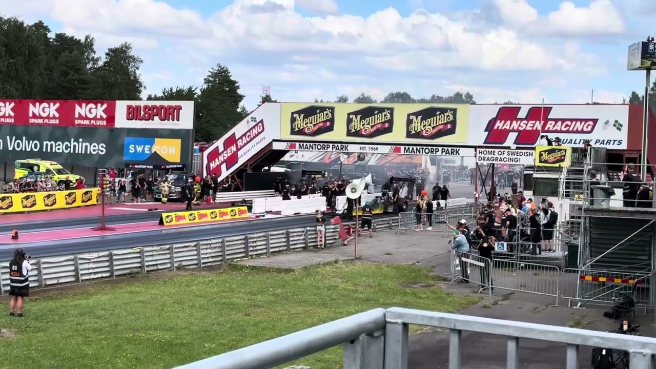 Top fuel finale Mantorp Park 2025 Maguiar Drag festival 