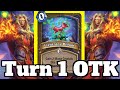 The Quest for the TURN 1 OTK!! Is it Even POSSIBLE? Lightning Bloom Kael'thas Combo! | Hearthstone