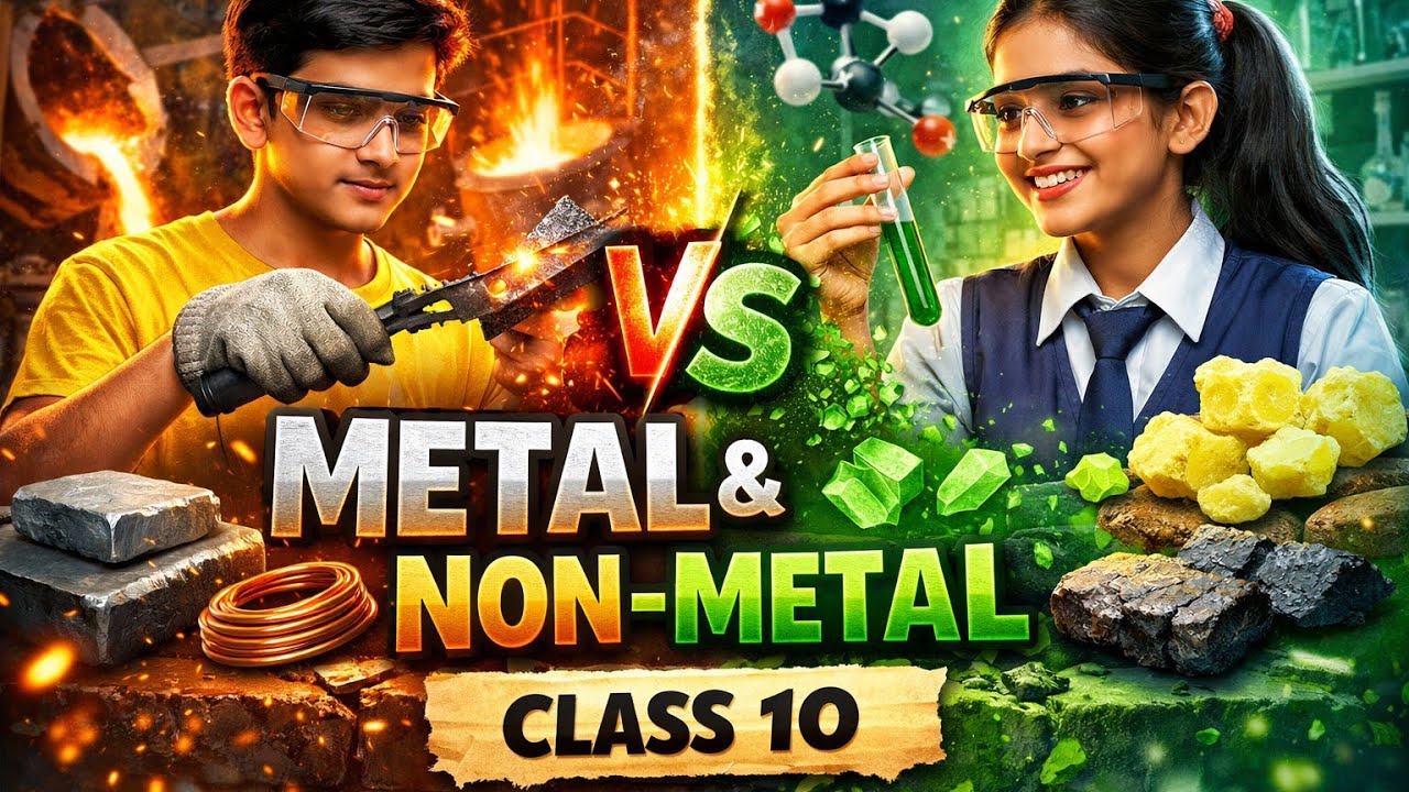 METAL AND NON METAL CLASS 10TH COMPLETE CHAPTER 10TH CLASS 