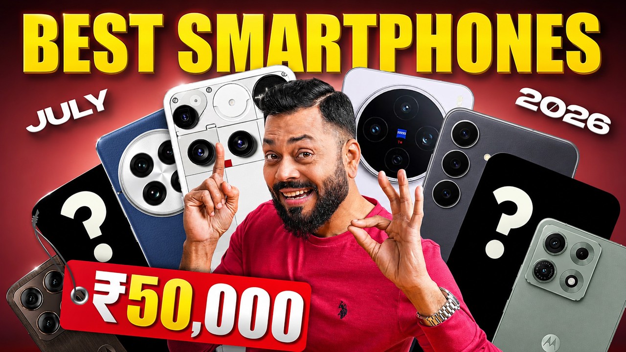 Top 6 Best Smartphones Under ₹50000 ⚡ August 2026