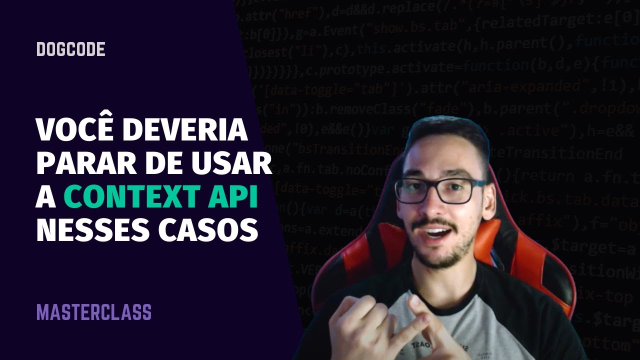 Quando você deveria utilizar React Context API - YouTube