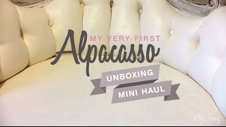 My 1st Alpacasso Unboxing & Mini Haul