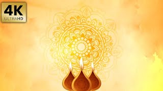 Royalty Free Diwali Celebration Rotating Frame with Lamp Background Animation Template
