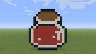 Minecraft Pixel Art - Legend Of Zelda Health Potion