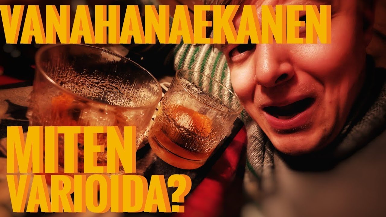 Tehhään vanahanaikanen (Old fashioned)🥃🍊