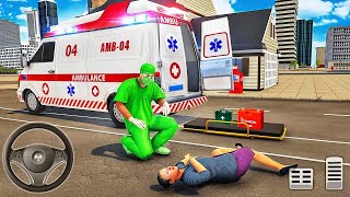 Ambulance Driver Simulator 2023: Helicopter Hero - Android Gameplay screenshot 4