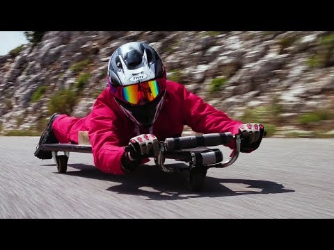 Homemade Racer with NO BRAKES! 50 MPH!