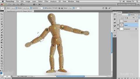 Photoshop CS5 Feature Tour - Puppet Warp Tool basics in Photoshop CS5