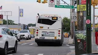 MTA NYCT #4355 on the Q38 to Rego Park at Metropolitan Av & Fresh Pond Rd