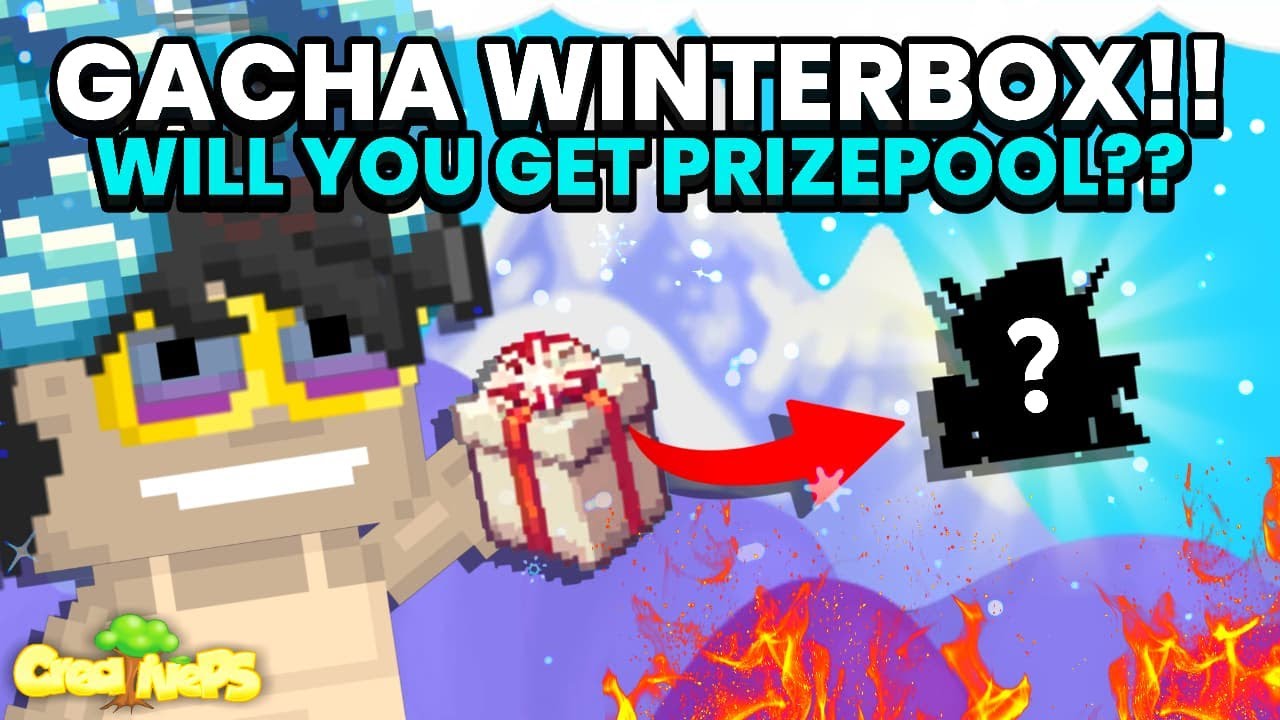 GACHA 50 WINTERBOX IN WINTERFEST EVENT !! GET PRIZEPOOL?? | Growtopia | CreativePS