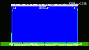 Use of conio header file.