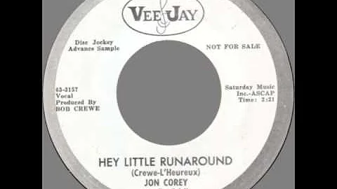 Jon Corey -- "Hey Little Runaround" (VJ) 1963