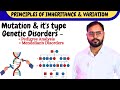 Mutation and Genetic Disorders | Sickle Cell Anemia | Point Mutation | Gene Mutation | SCA | PKU