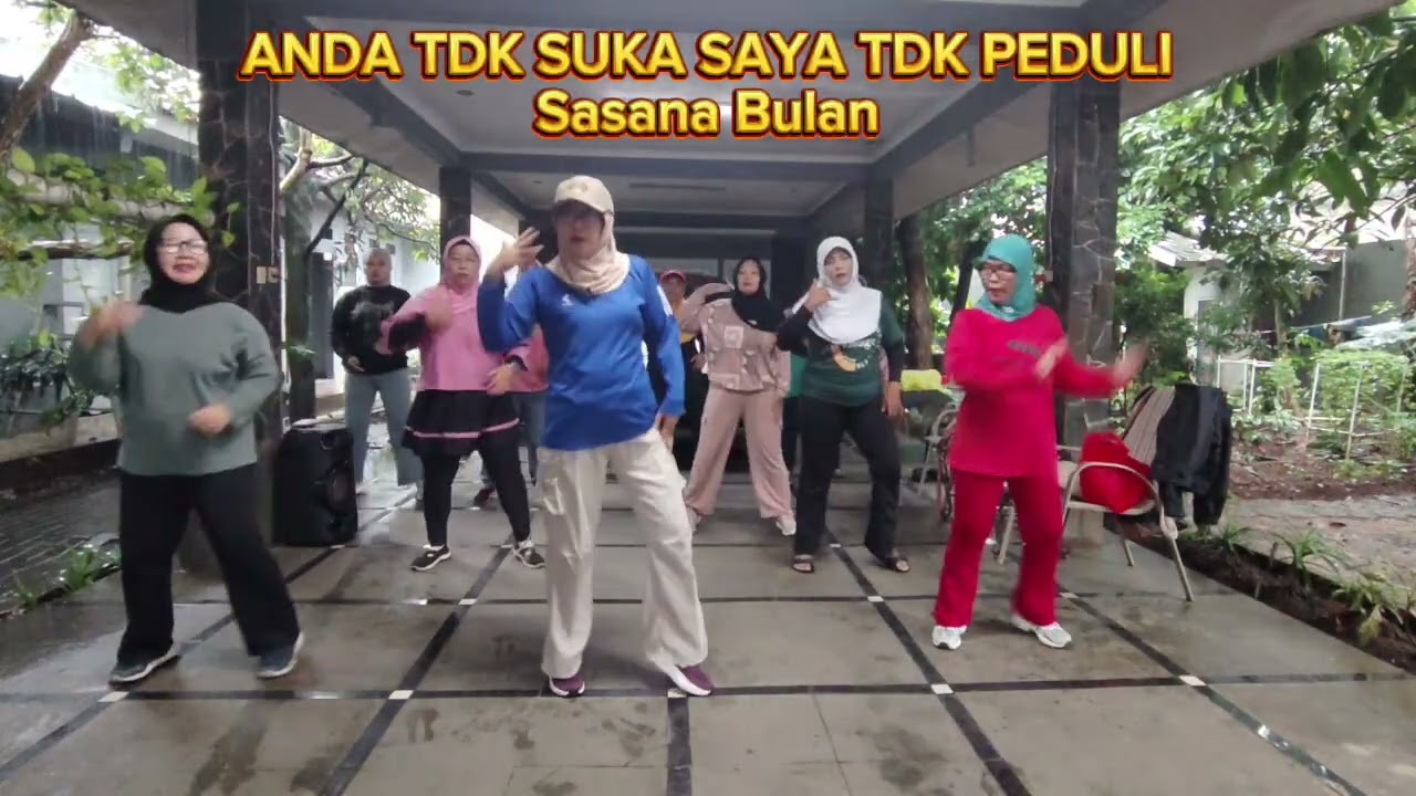 Senam Kreasi ANDA TDK SUKA SAYA TDK PEDULI//Senam Lapangan//Ssn Bulan//Ciherang Tapos Depok