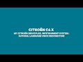 New citron c4 x electric  my citron drive plus infotainment system natural voice recognition