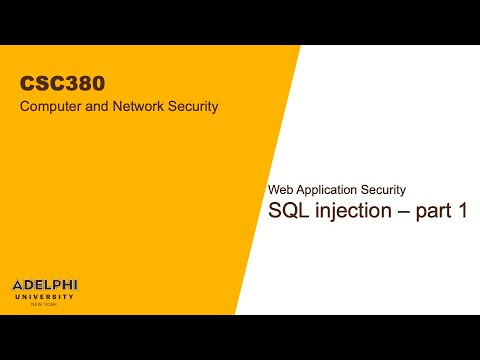 SQL Injection - Part 1 - YouTube