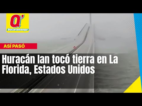 Ian toca tierra en Florida como un huracán potencialmente catastrófico