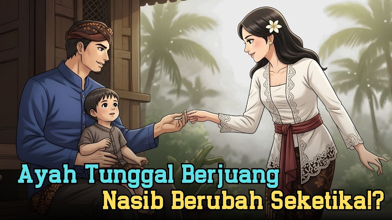 Pria Duda Membesarkan Anak Sendiri — Seorang Wanita Mengubah Takdir Mereka! |cerita rakyat  11