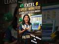 "Stop Manual Filtering! 📊 Learn Excel Slicer in 60 Seconds #ExcelTips"#shorts #viral #video