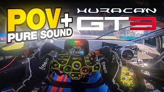 LAMBORGHINI HURACAN GT3 POV and PURE SOUND @Monza