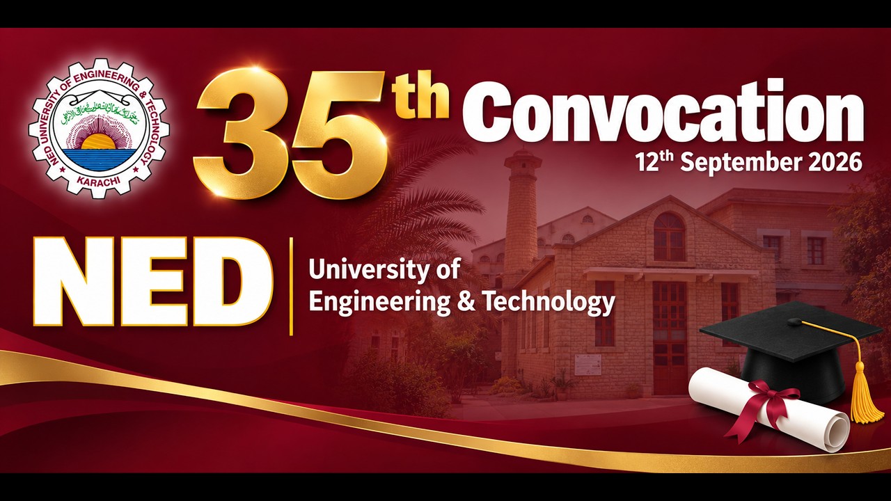 35th Convocation of the NED University of Engineering and Technology