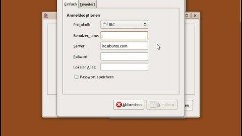 Ubuntu: IRC im Pidgin IM