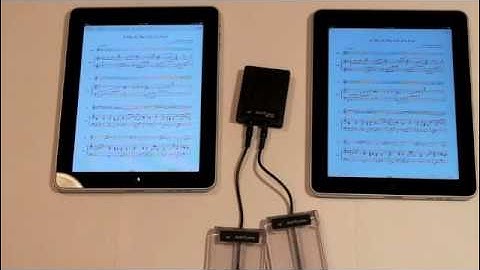 How to turn pages on 2 iPads at the same time with unrealBook and the AirTurn