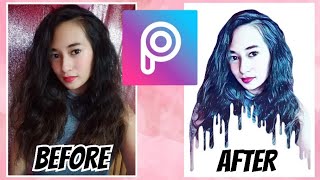 HOW TO EDIT LIKE A PRO USING ANDROID ( DRIPPING EFFECT ) PICSART TUTORIAL | BISAYA VLOG 003 screenshot 1