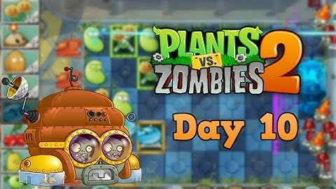 Plants vs Zombies 2 | Far Future Day 10 | Walkthrough