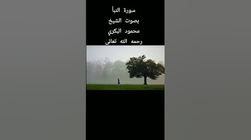 إن للمتقين مفازا    بصوت الشيخ محمود البكري رحمه الله تعالى 💖#رحمة_الله_عليه #سورة_النبأ #ترتيل