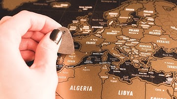 World Map Scratch Off