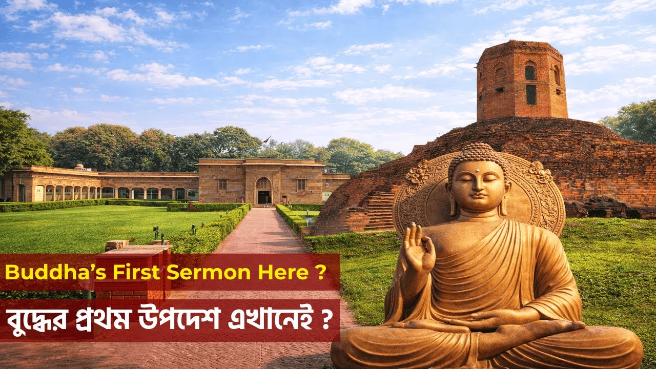 Buddha First Sermon Here ? | সারনাথ জাদুঘর ও চাকুন্ডা স্তূপ