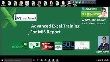 Learn Extranal Pivot Table in Excel 2016 - Advanced Excel Training