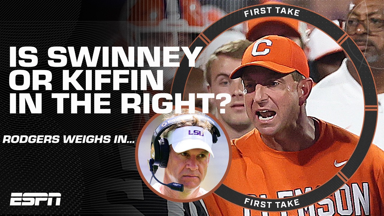 Is Dabo Swinney WRONG for his comments on Lane Kiffin? 😳 | First Take