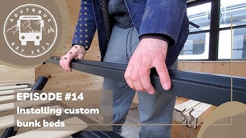 Building Bunk Beds for Our Off-Grid Tiny Home - Skoolie Conversion | Adventure Bus Episode 14