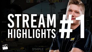 Stream Highlights #1 - S1MPLE ИГРАЕТ ММ И FPL / 10 ЧАСОВОЙ СТРИМ СИМЛА