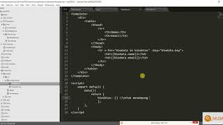 Laravel - Vue Js CRUD - Read - Part 1 Laravel - Vue Js CRUD - Read - Part 1